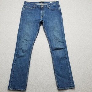 Vans Womens‎ Jeans 34x32 Blue Denim Straight Stretchy Mid Rise